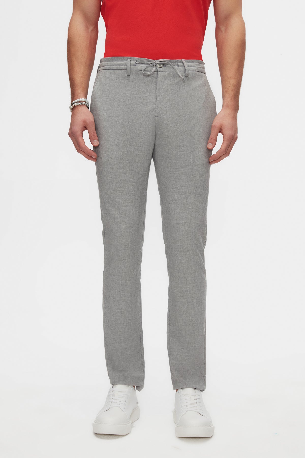 PANTALONI JOGGER SLIM FIT D'S DAMAT  - Gri