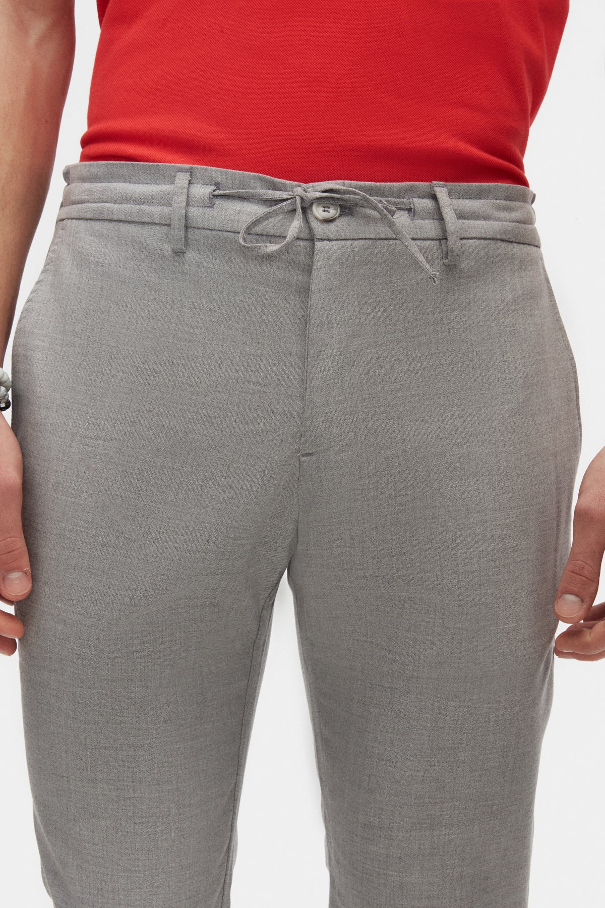 PANTALONI JOGGER SLIM FIT D'S DAMAT  - Gri