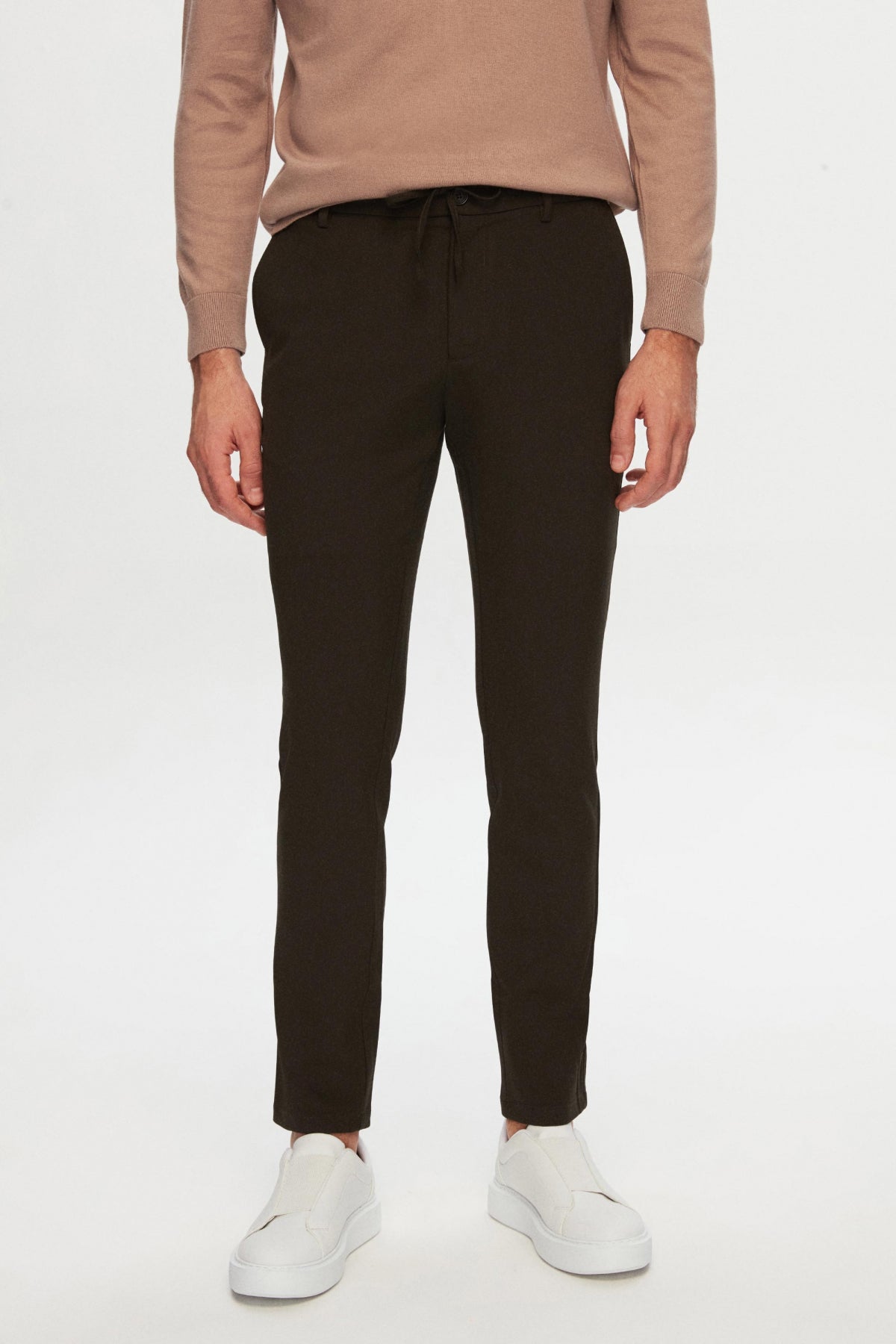 PANTALONI JOGGER SLIM FIT D'S DAMAT  - Kaki