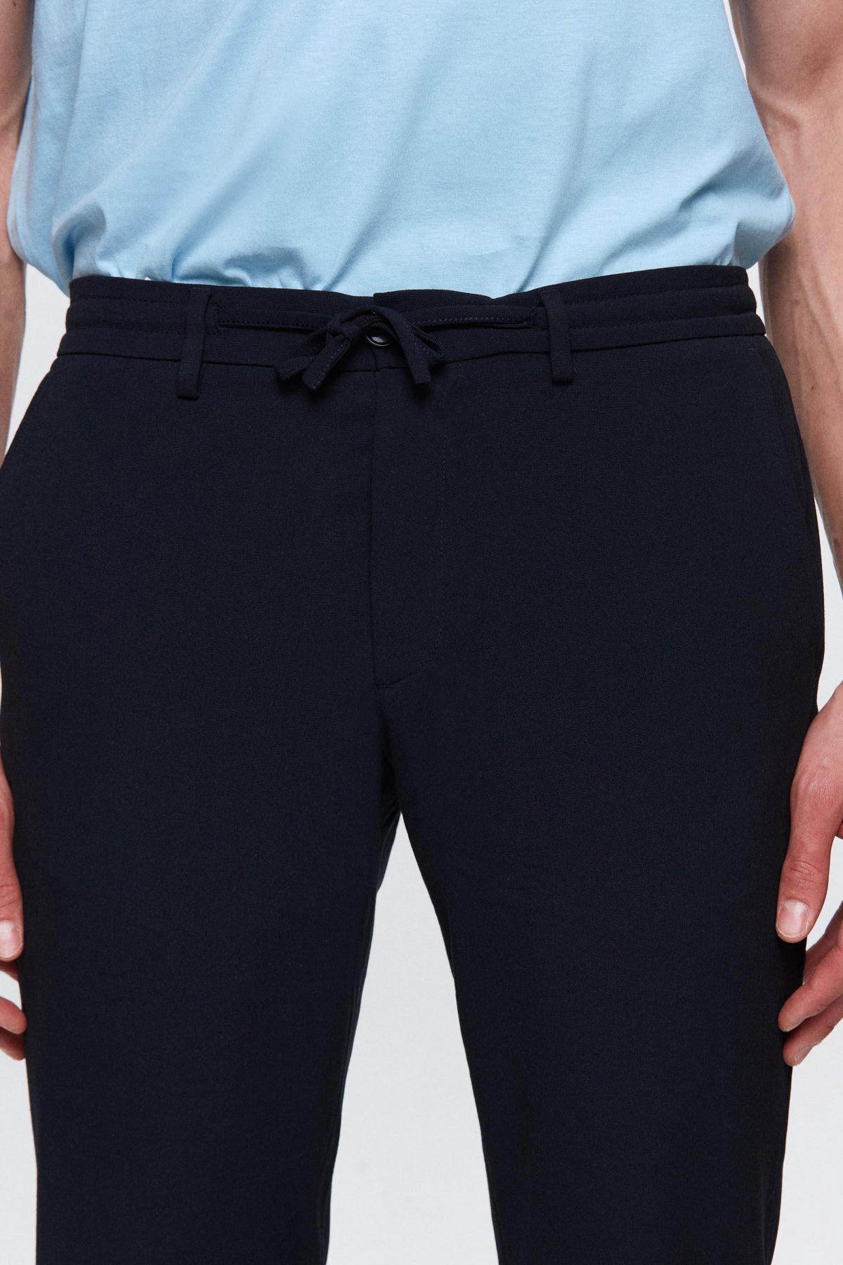 PANTALONI JOGGER SLIM FIT D'S DAMAT  - Bleumarin