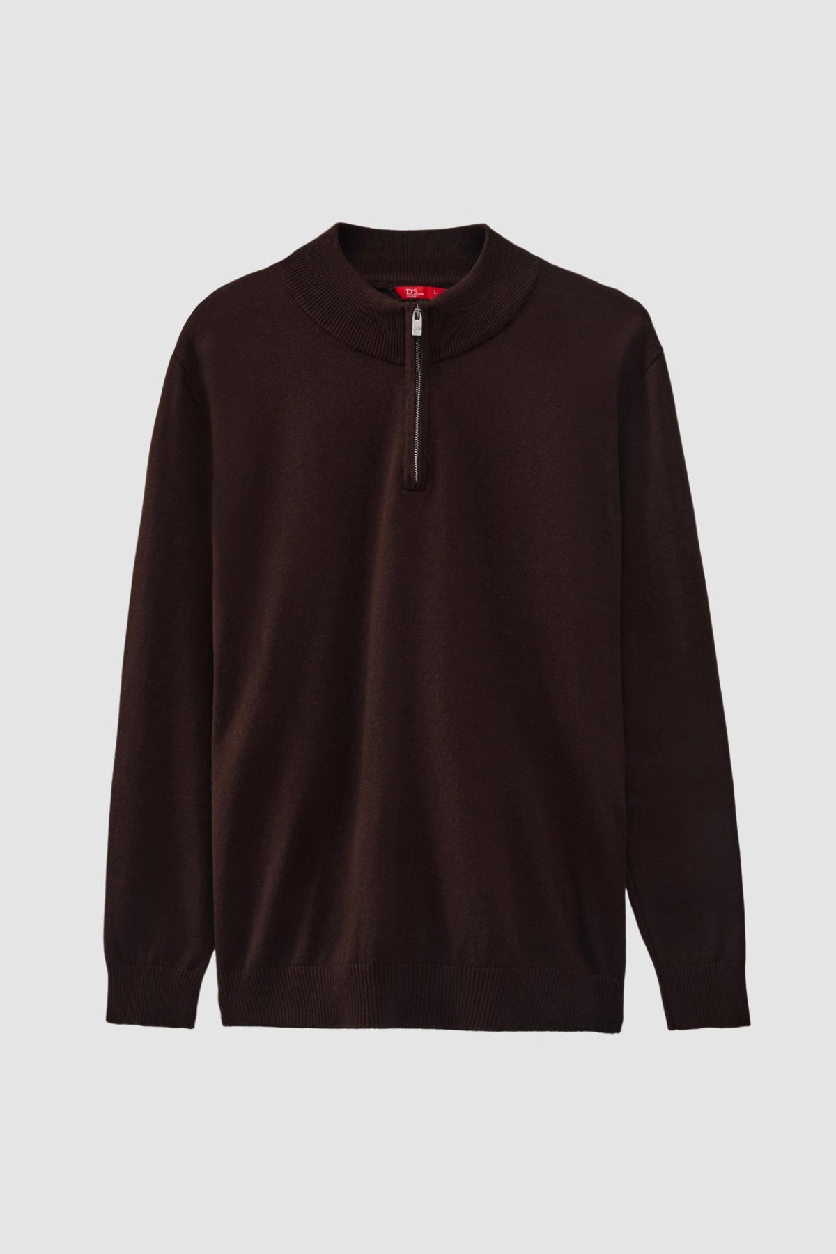 PULOVER CU FERMOAR SLIM FIT D'S DAMAT  - Maro