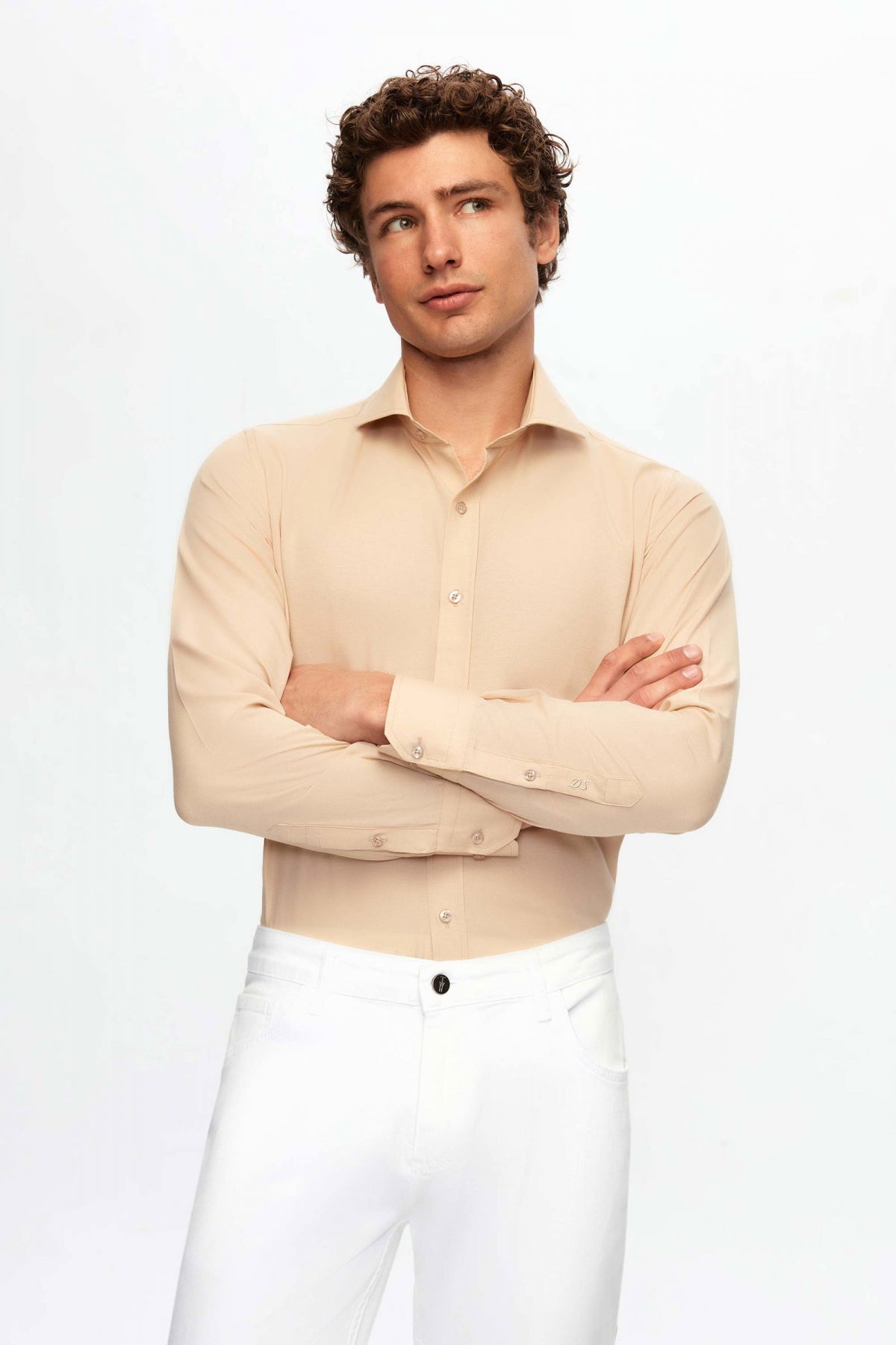 CAMASA SLIM FIT D'S DAMAT  - Bej