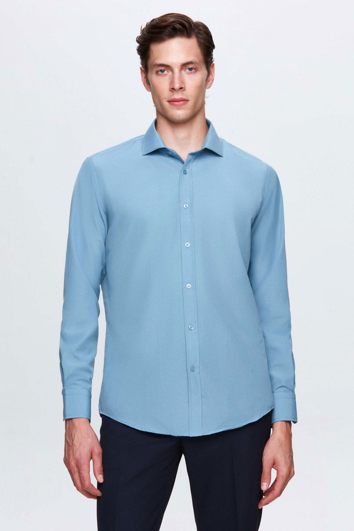 CAMASA SLIM FIT D'S DAMAT  - Turcoaz