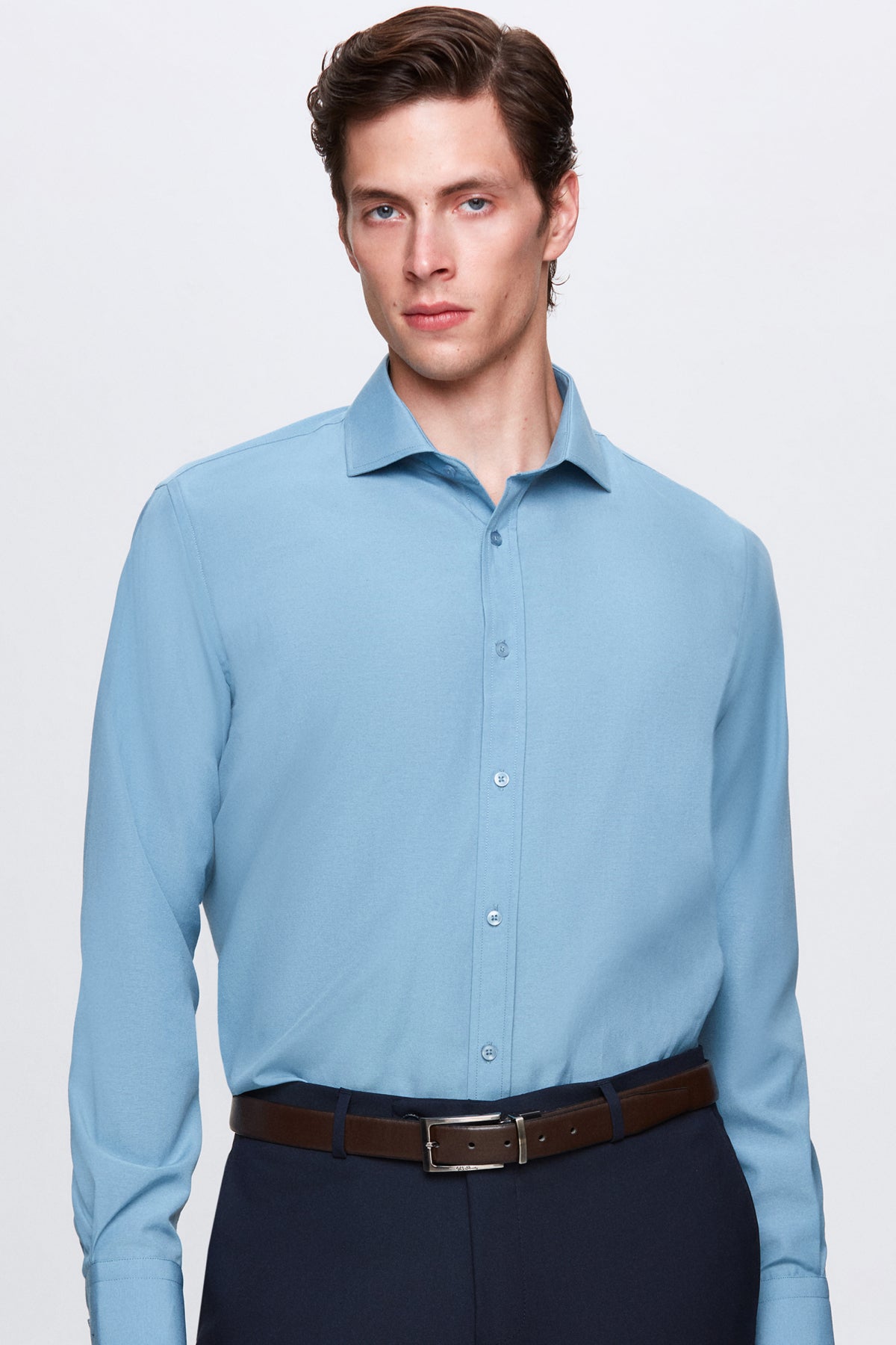 CAMASA SLIM FIT D'S DAMAT  - Turcoaz