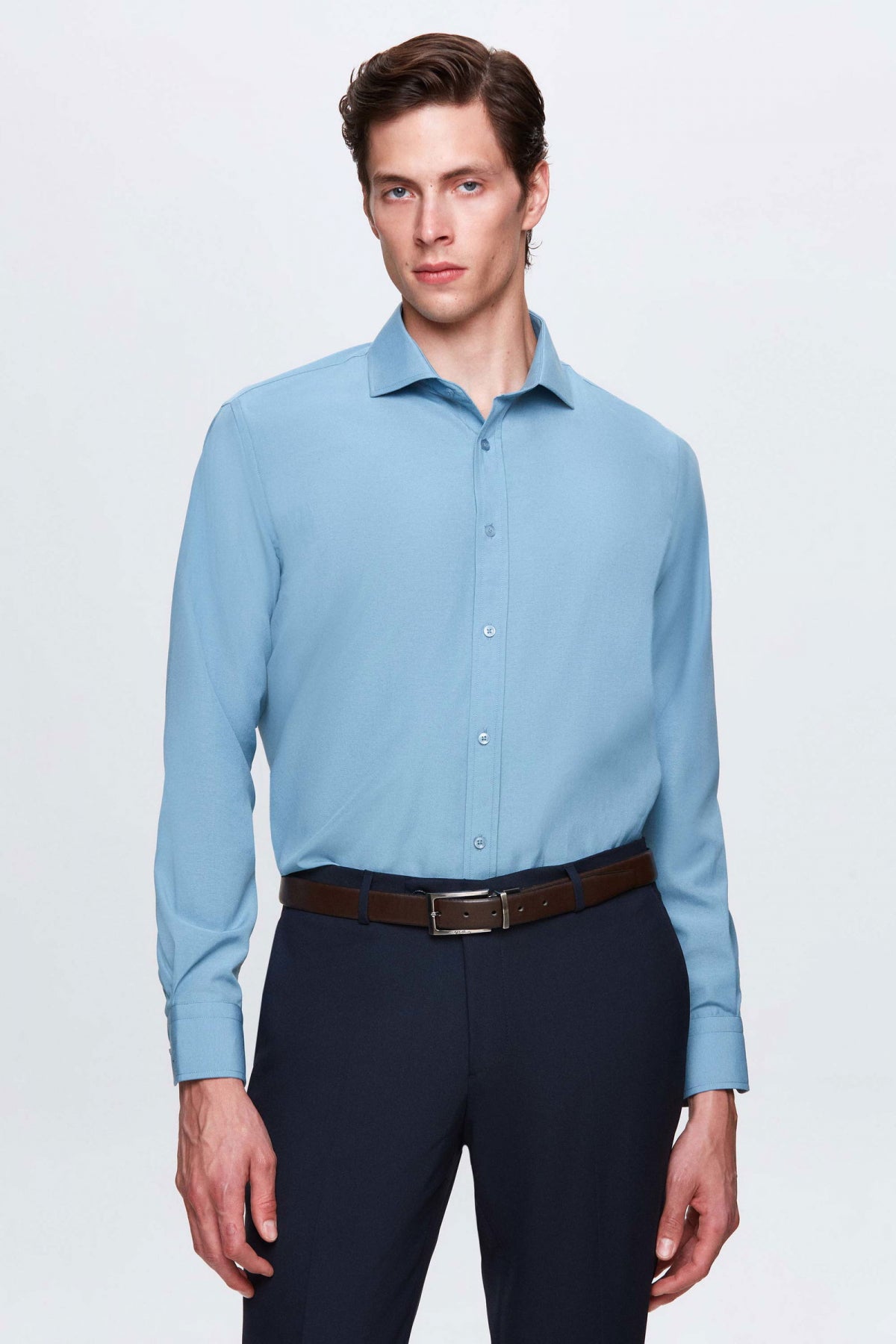 CAMASA SLIM FIT D'S DAMAT  - Turcoaz