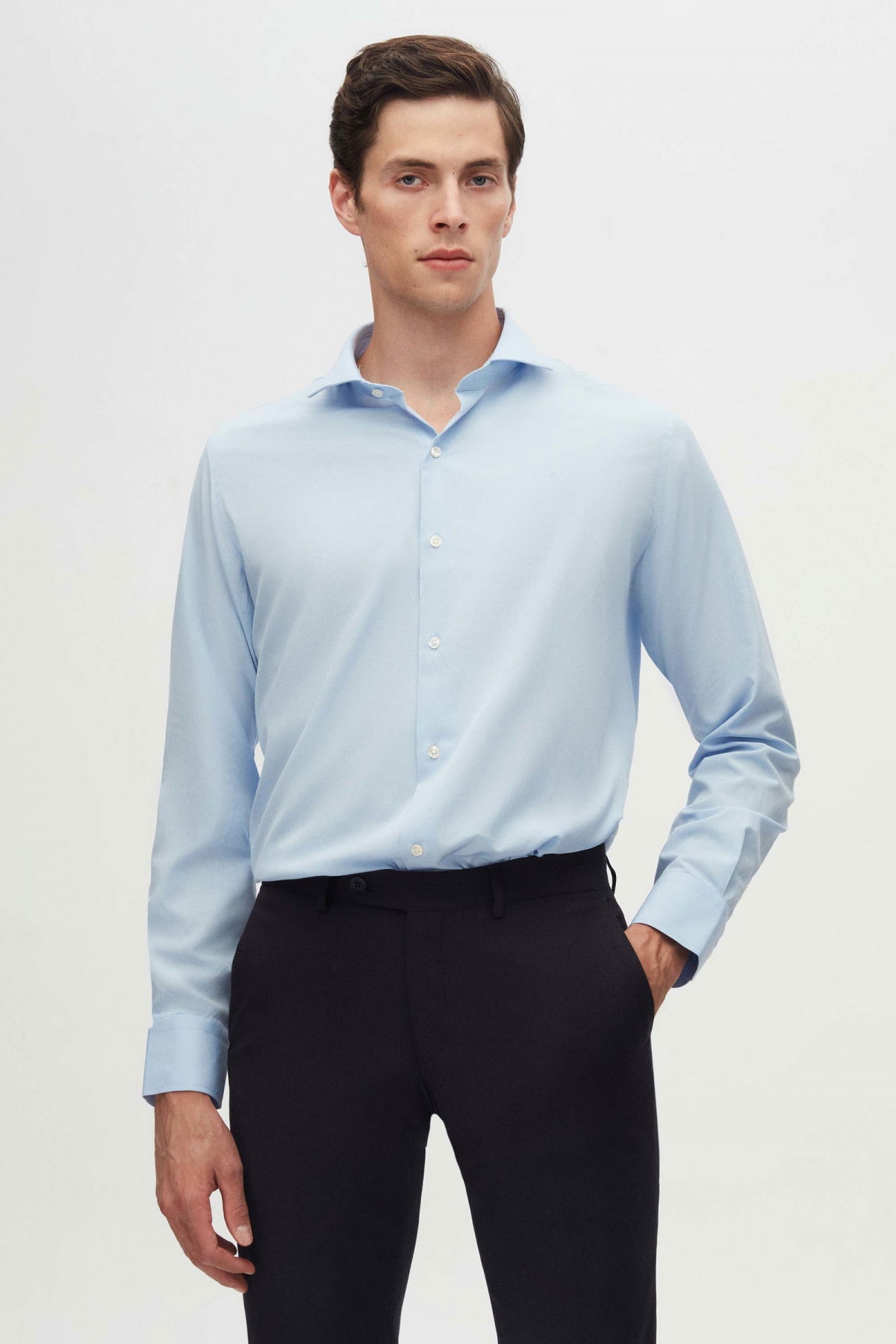 CAMASA SLIM FIT D'S DAMAT  - Albastru Deschis