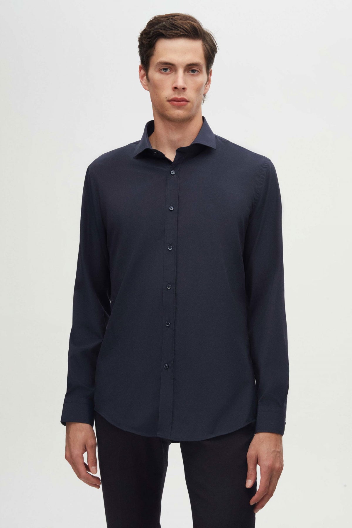 CAMASA SLIM FIT D'S DAMAT  - Bleumarin