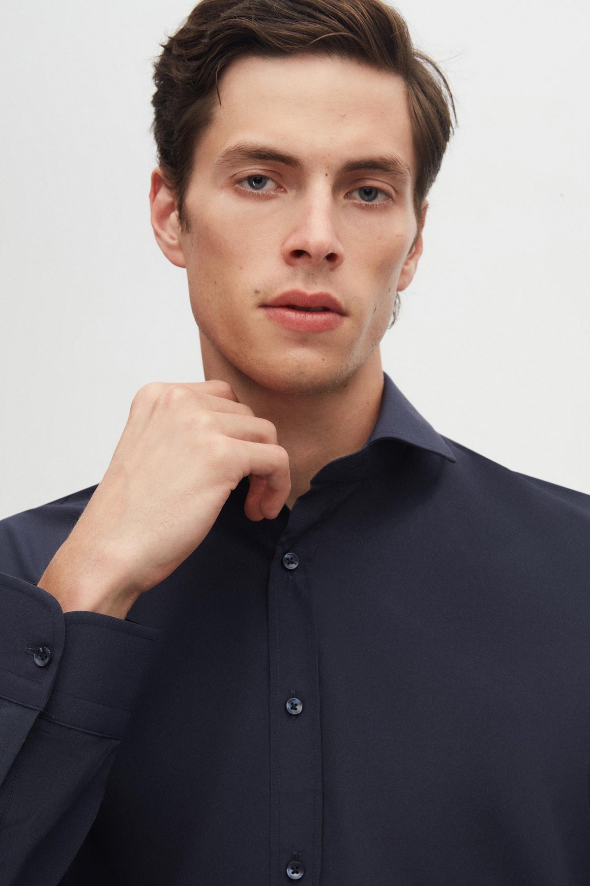 CAMASA SLIM FIT D'S DAMAT  - Bleumarin
