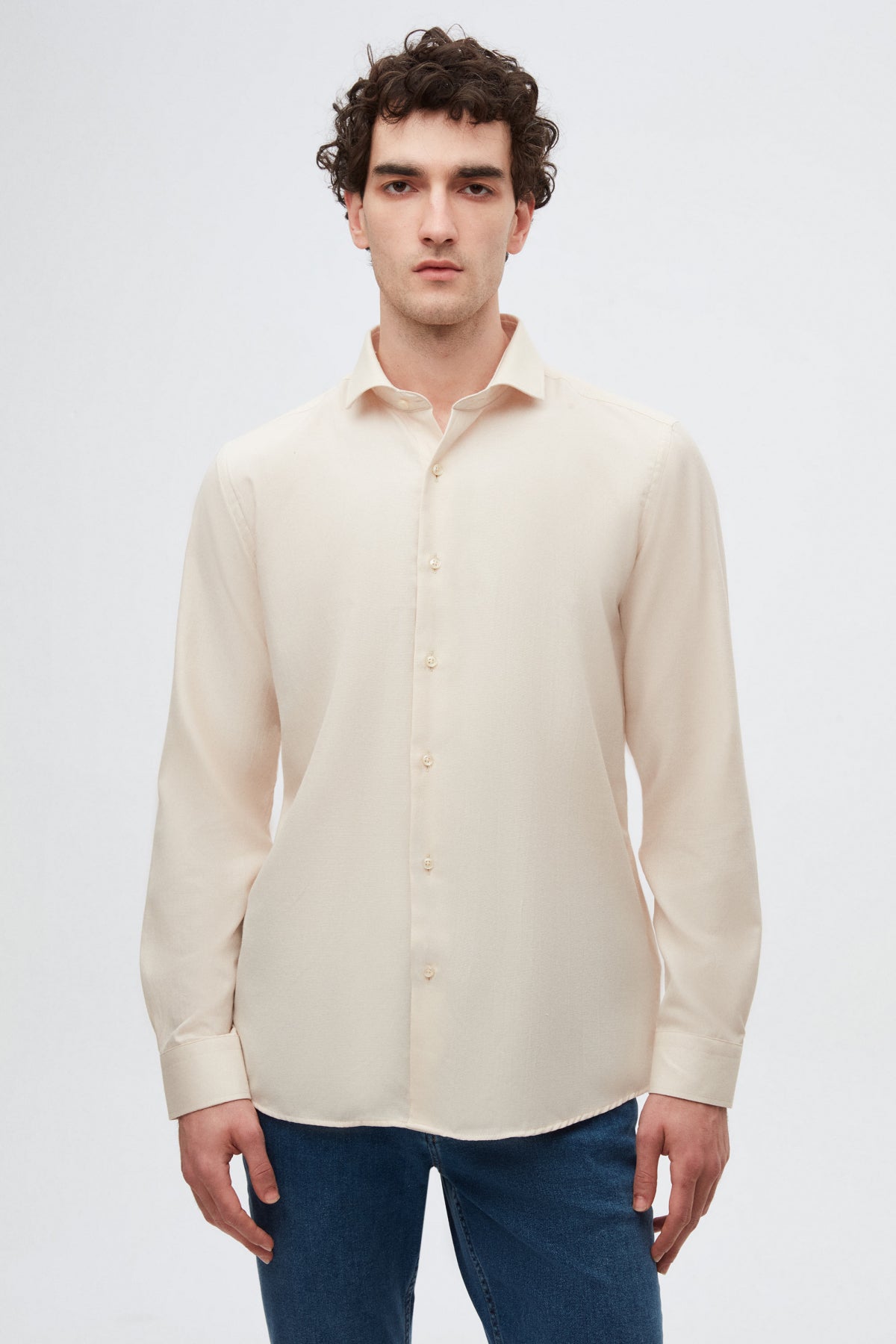CAMASA SLIM FIT D'S DAMAT  - Bej