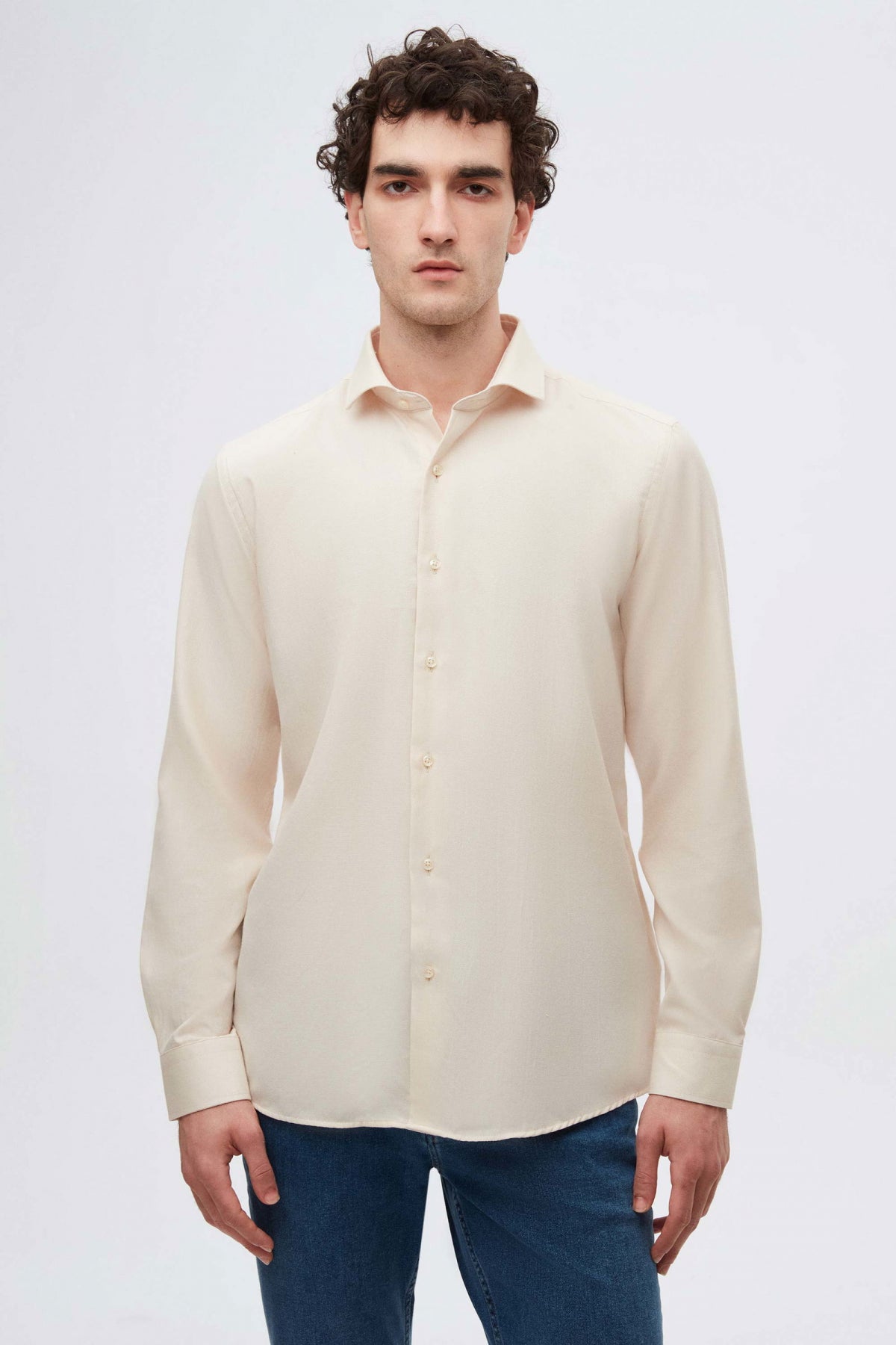 CAMASA SLIM FIT D'S DAMAT  - Bej
