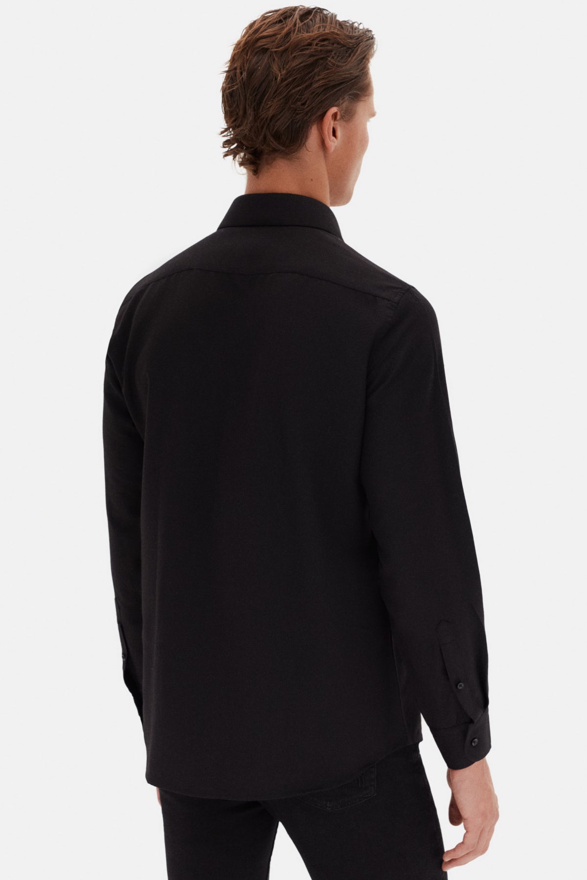 CAMASA SLIM FIT D'S DAMAT  - Negru