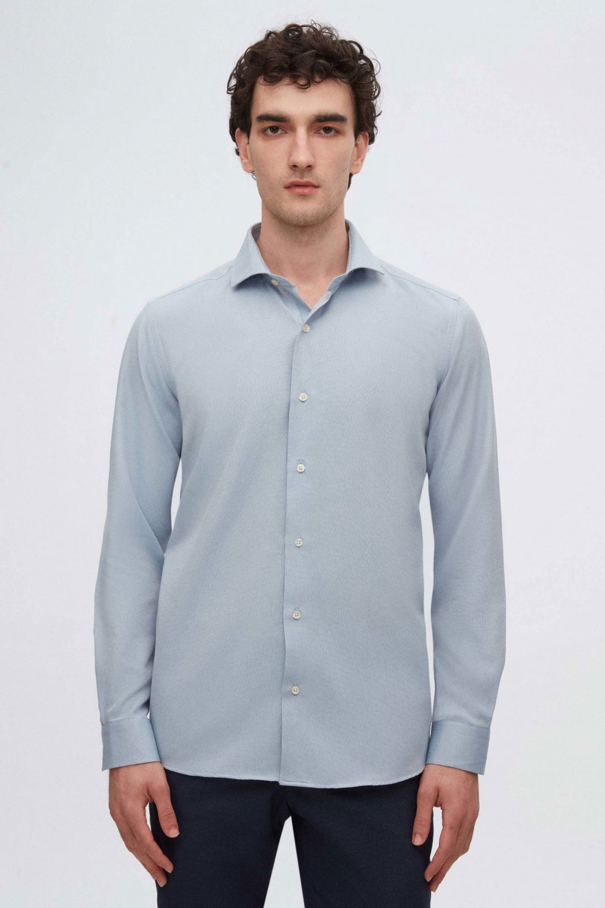 CAMASA SLIM FIT D'S DAMAT  - Albastru Deschis