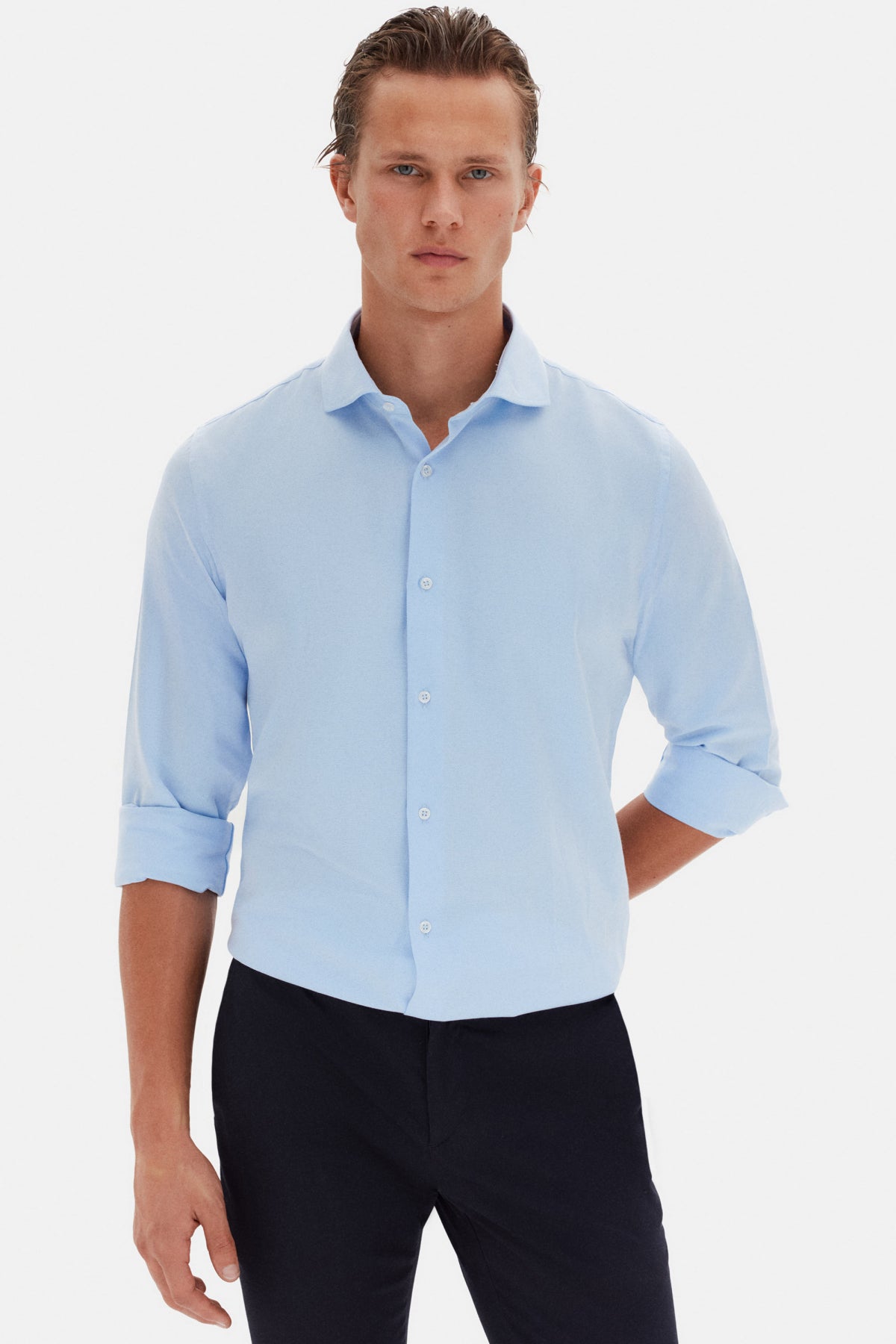 CAMASA SLIM FIT D'S DAMAT  - Bleu