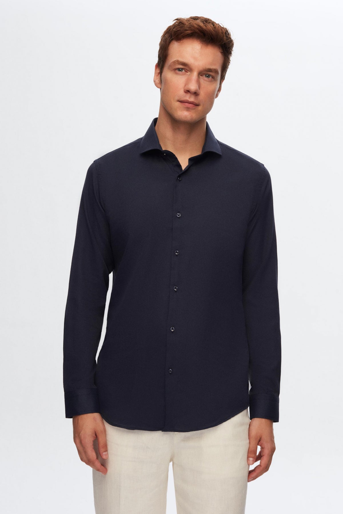CAMASA SLIM FIT D'S DAMAT  - Bleumarin