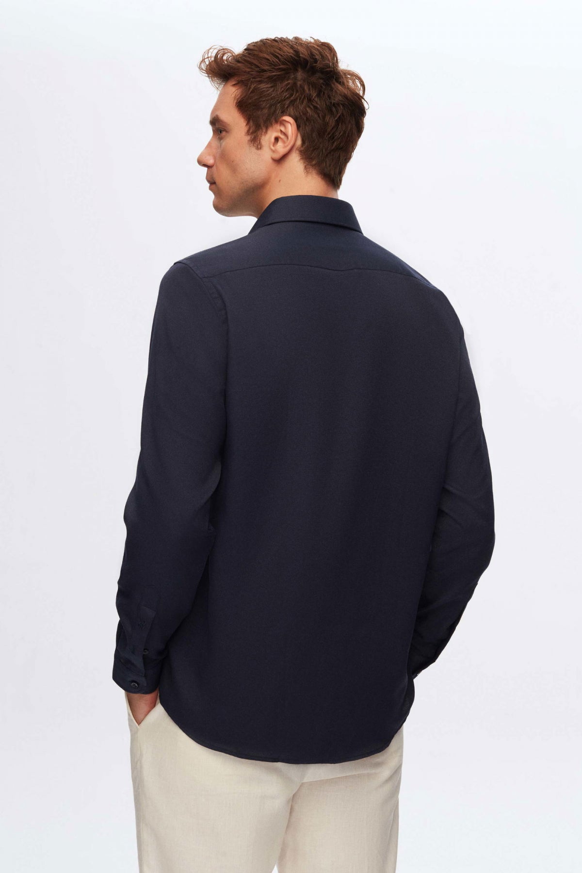 CAMASA SLIM FIT D'S DAMAT  - Bleumarin