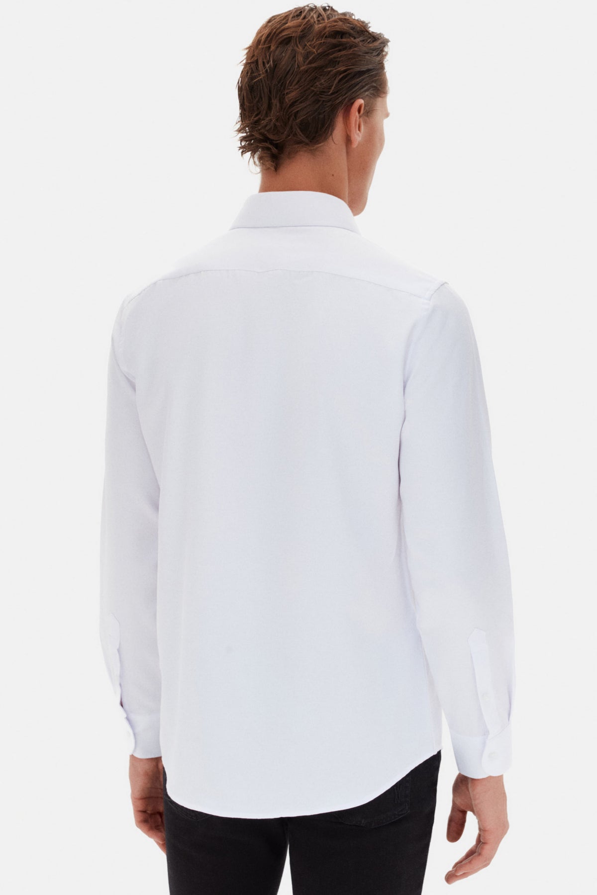 CAMASA SLIM FIT D'S DAMAT  - Alb