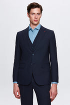 COSTUM CU VESTA SLIM FIT D'S DAMAT  - Bleumarin