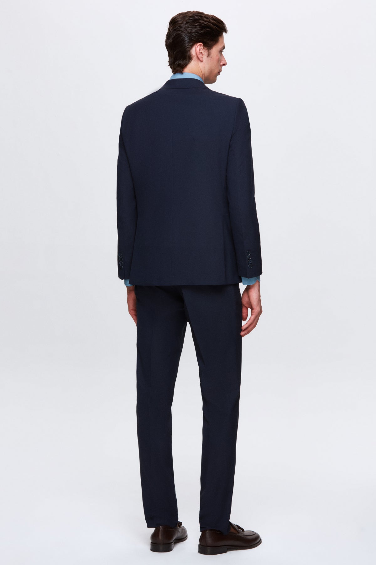 COSTUM CU VESTA SLIM FIT D'S DAMAT  - Bleumarin