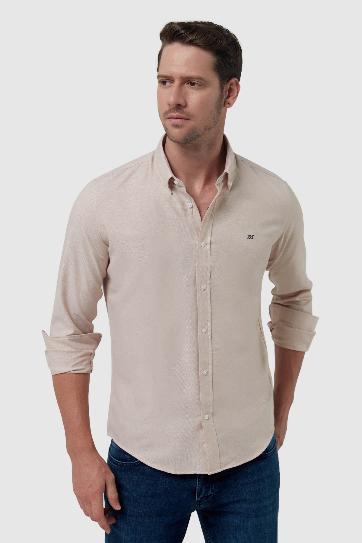 CAMASA SLIM FIT D'S DAMAT  - Bej