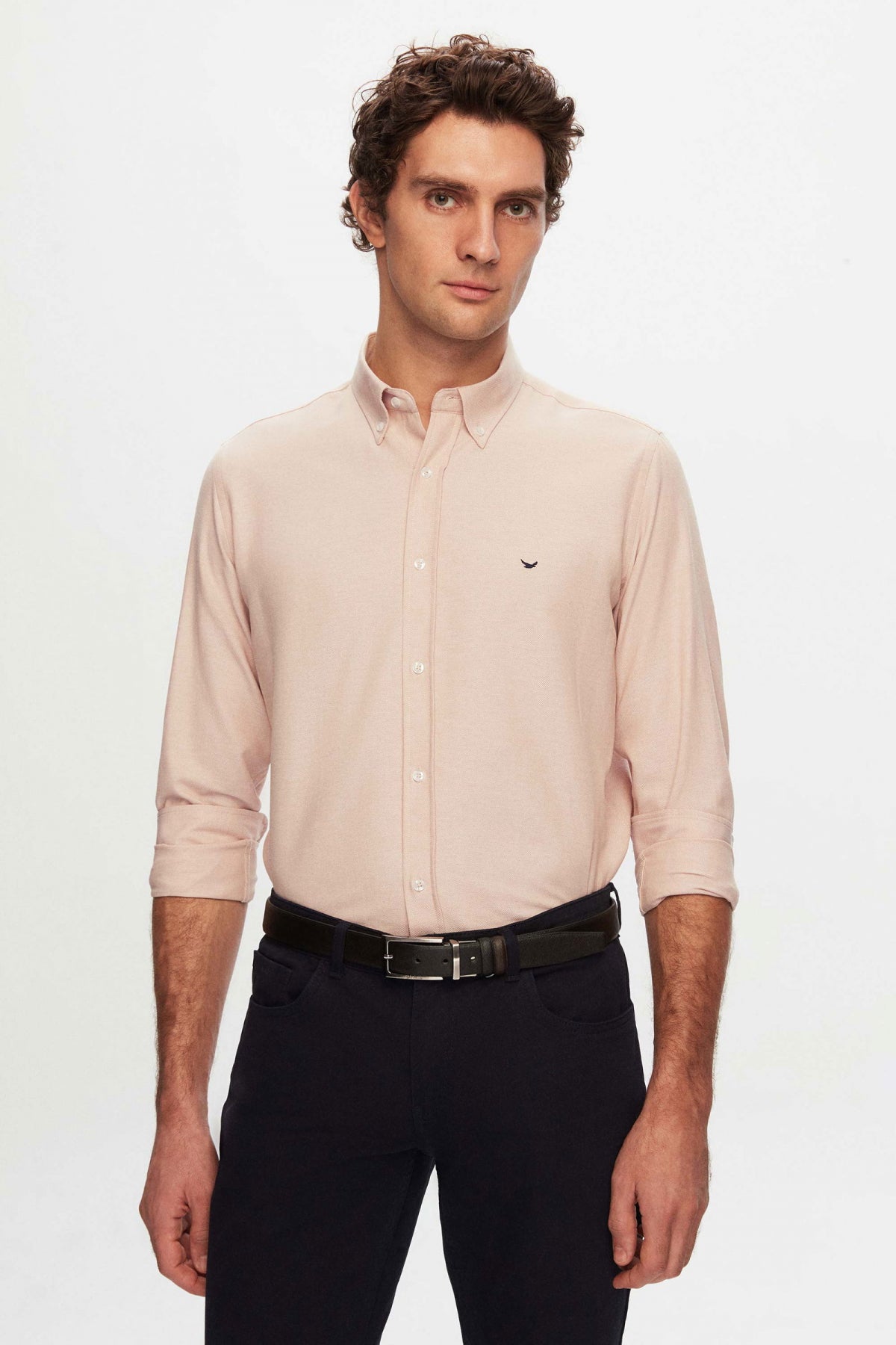 CAMASA SLIM FIT D'S DAMAT  - Ecru