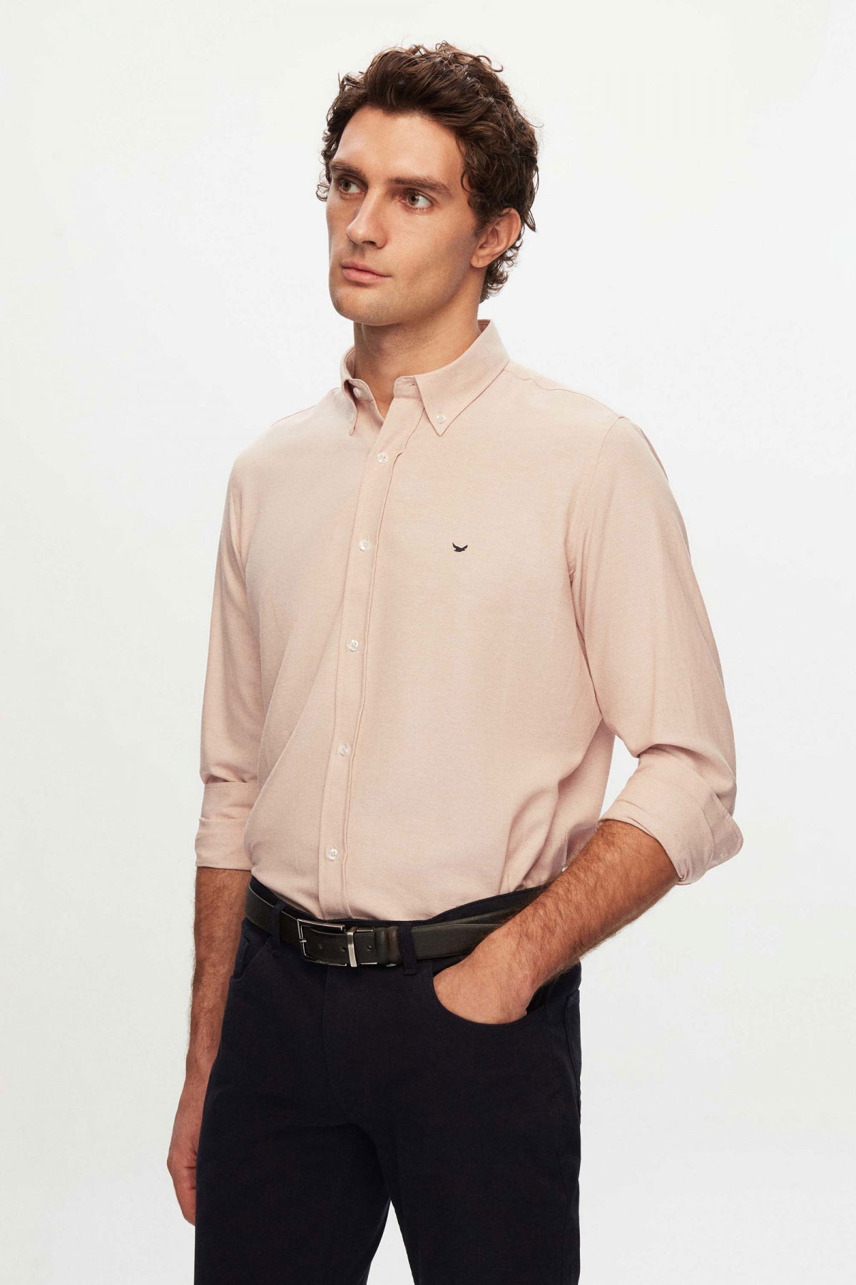 CAMASA SLIM FIT D'S DAMAT  - Ecru