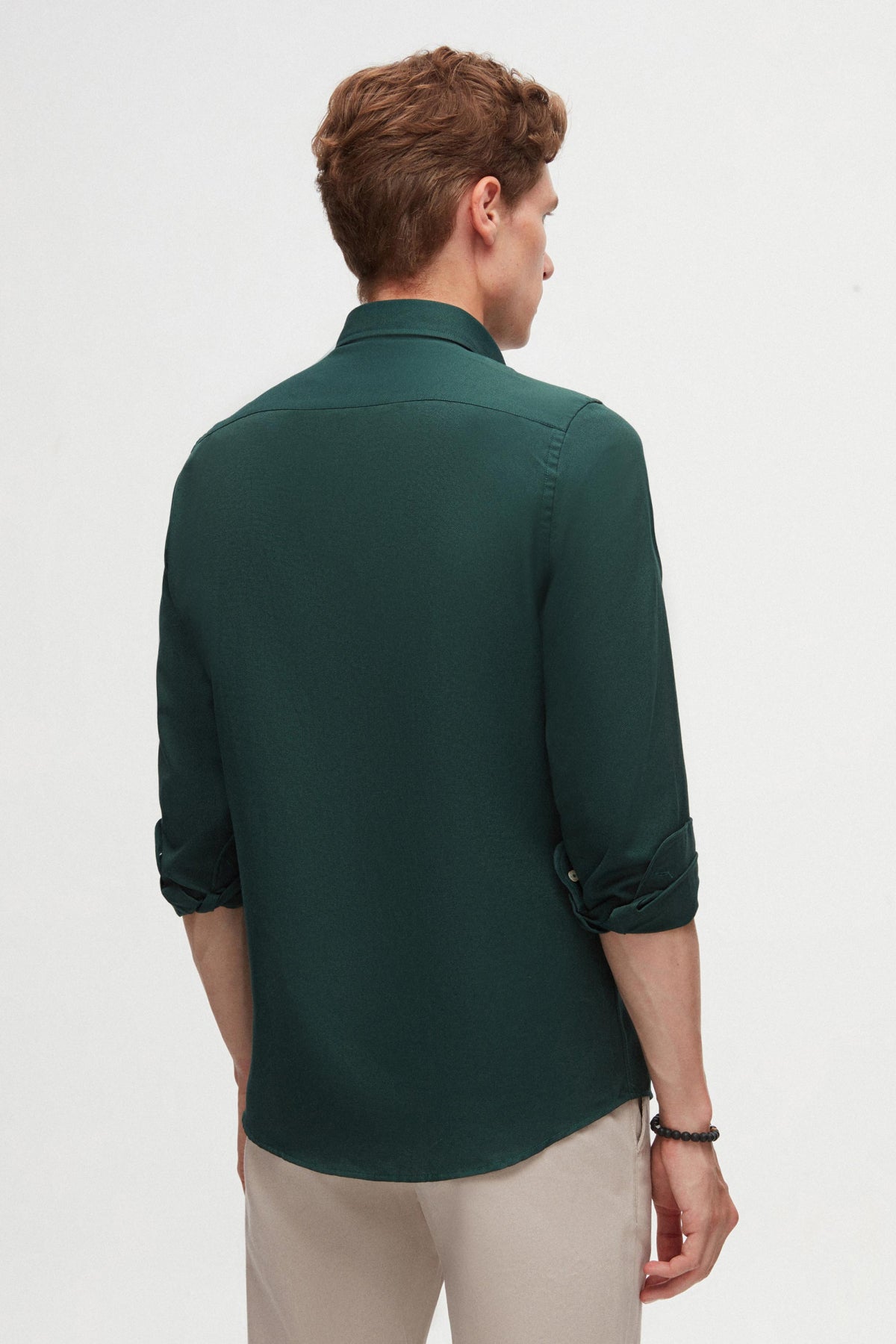 CAMASA SLIM FIT D'S DAMAT  - Verde