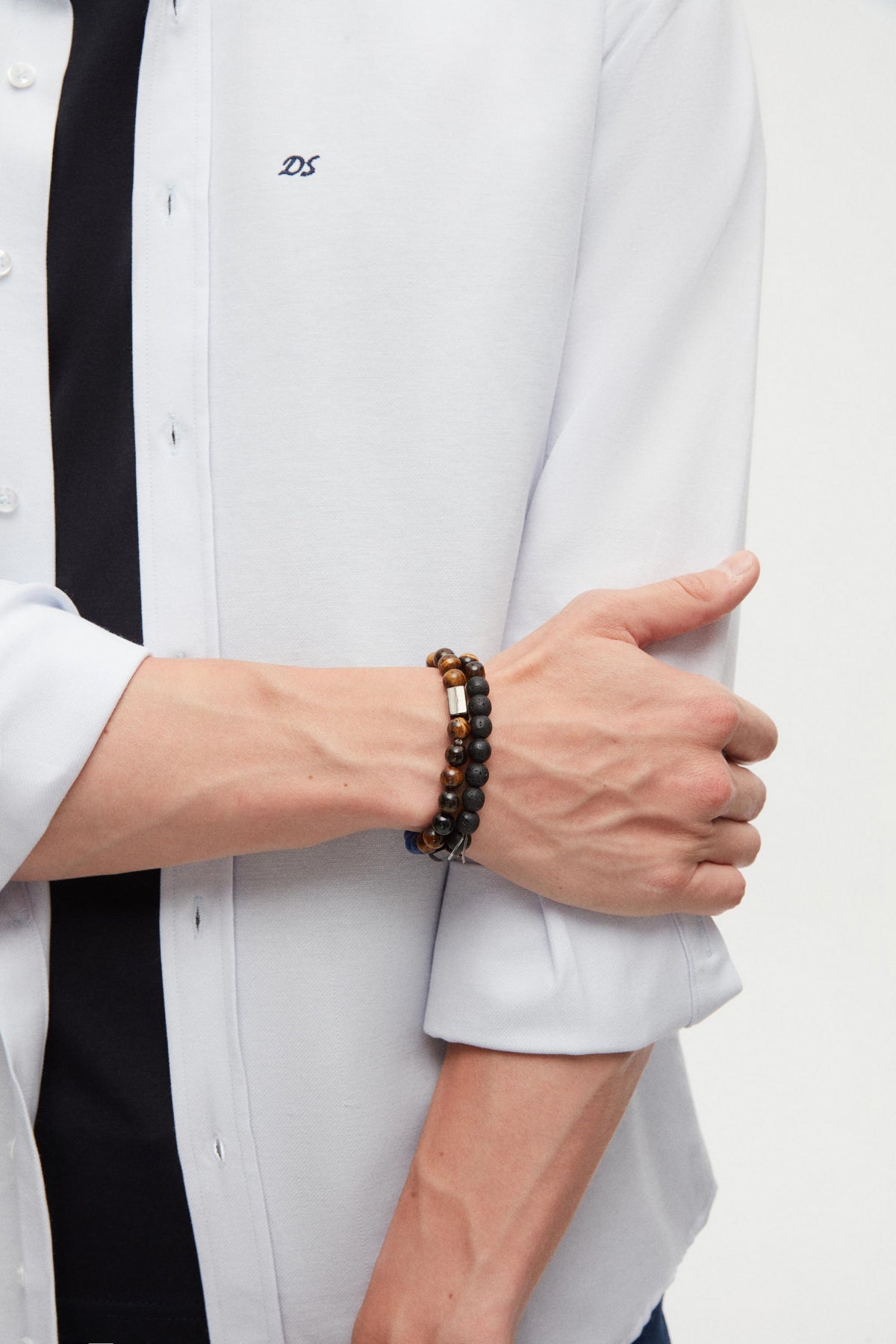 CAMASA SLIM FIT D'S DAMAT  - Bleu