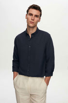 CAMASA SLIM FIT D'S DAMAT  - Bleumarin