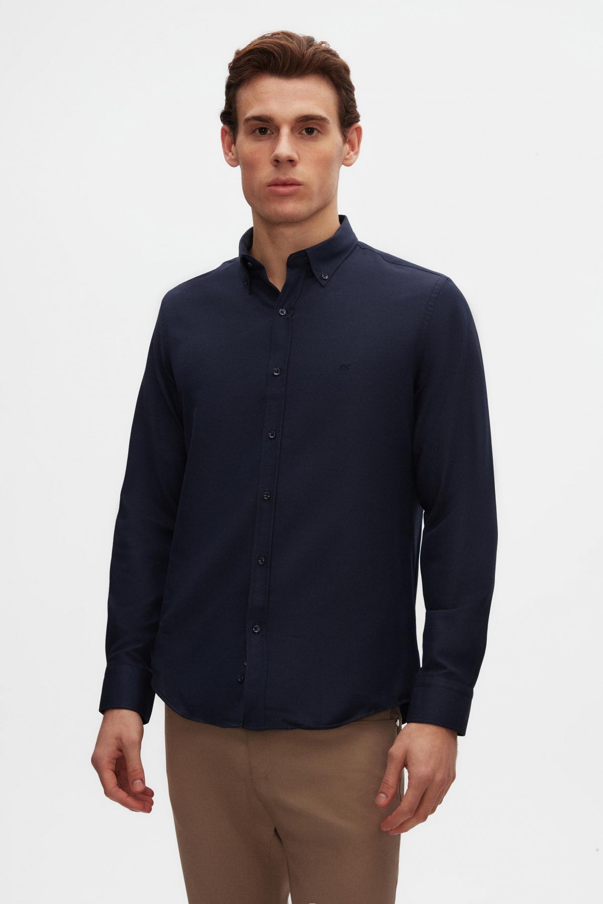 CAMASA SLIM FIT D'S DAMAT  - Bleumarin