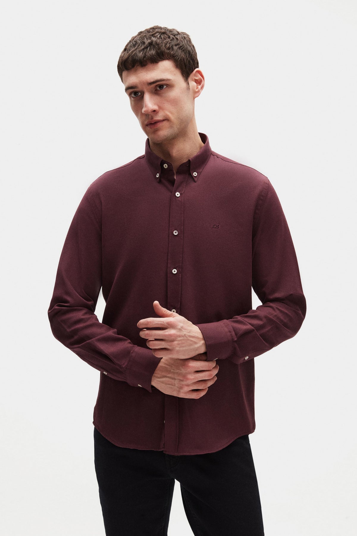 CAMASA SLIM FIT D'S DAMAT  - Vișiniu
