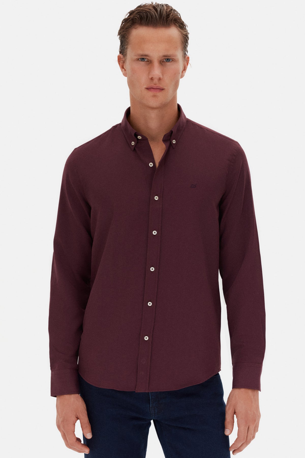 CAMASA SLIM FIT D'S DAMAT  - Vișiniu