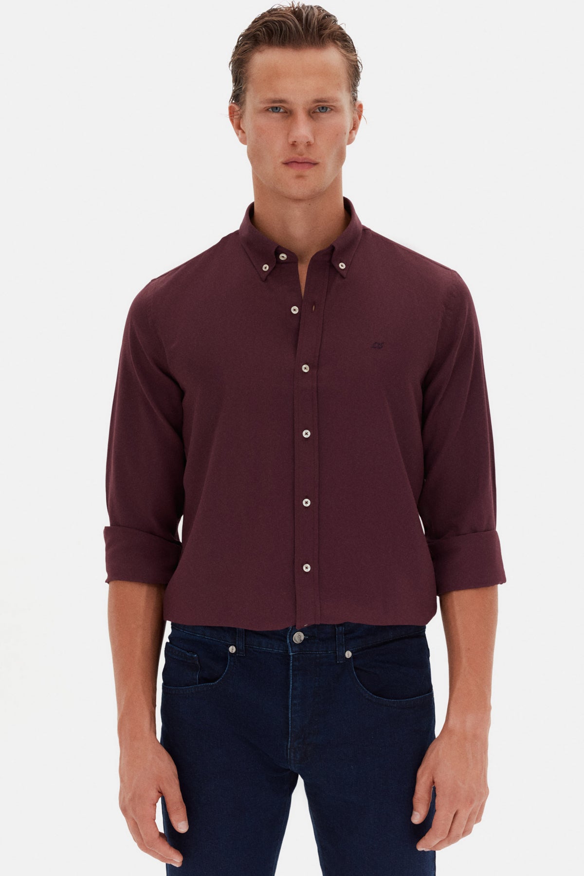 CAMASA SLIM FIT D'S DAMAT  - Vișiniu