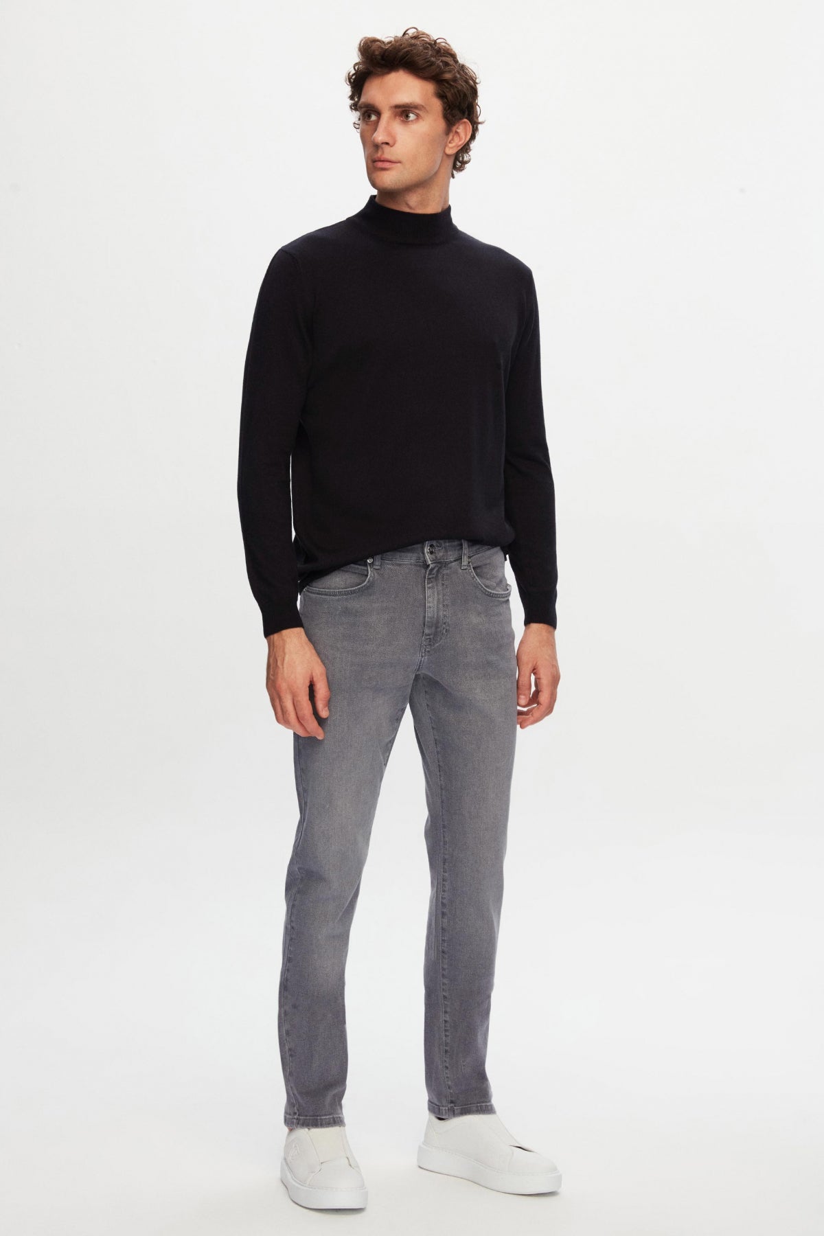 BLUGI SLIM FIT D'S DAMAT  - Gri