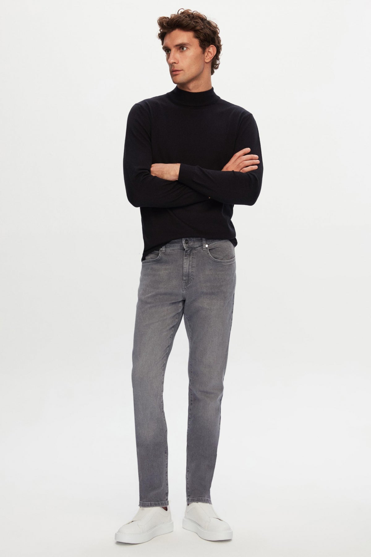 BLUGI SLIM FIT D'S DAMAT  - Gri