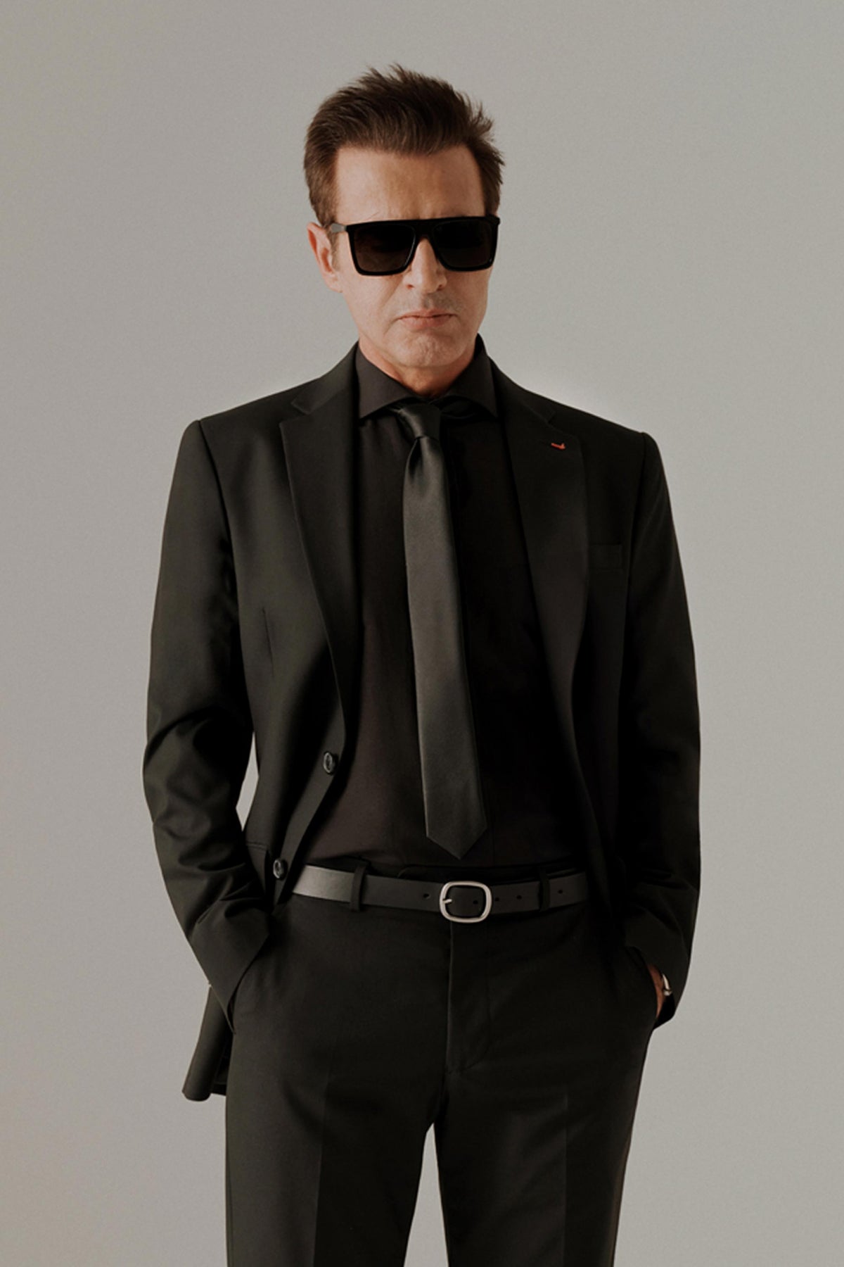 COSTUM SLIM FIT D'S DAMAT  - Negru