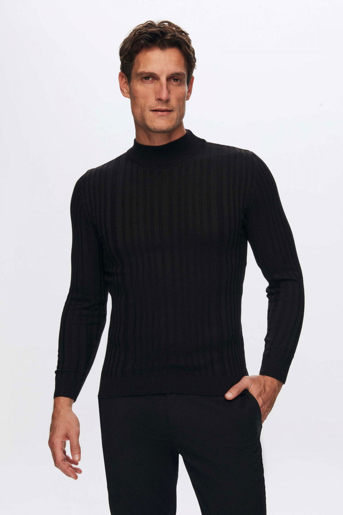 MALETA SLIM FIT D'S DAMAT  - Negru