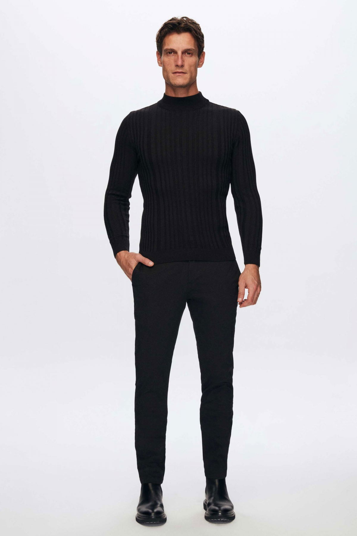 MALETA SLIM FIT D'S DAMAT  - Negru