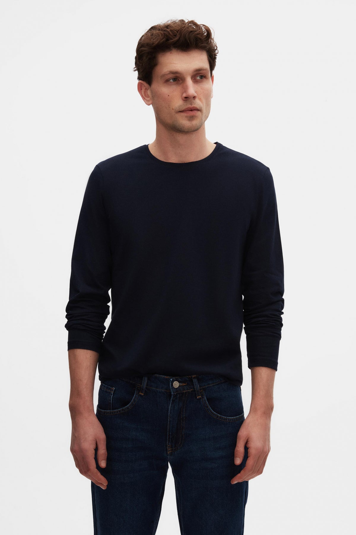 TRICOU SLIM FIT D'S DAMAT  - Bleumarin