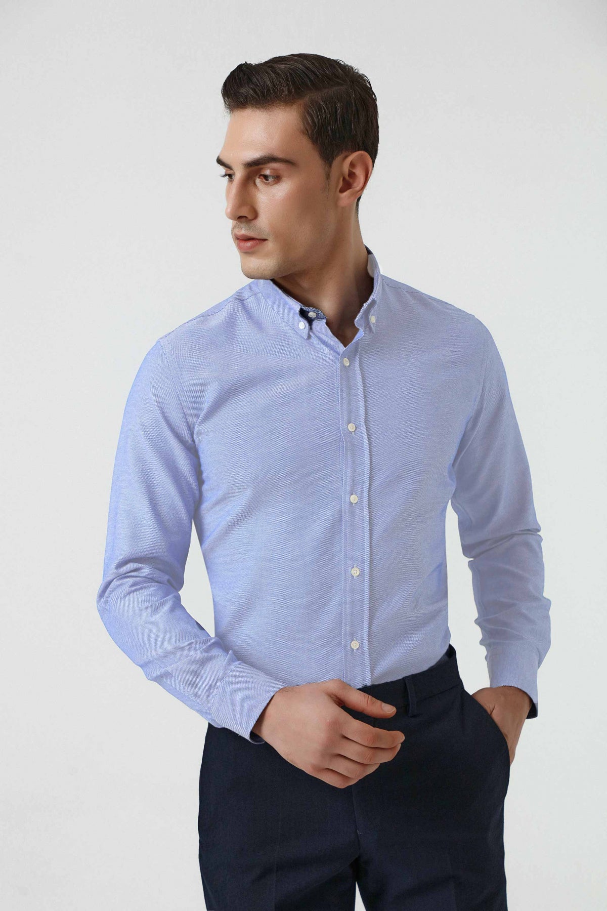 CAMASA CASUAL SLIM FIT D'S DAMAT  - Bleu