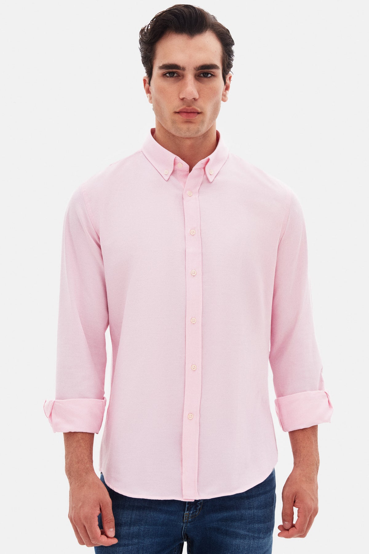 CAMASA CASUAL SLIM FIT D'S DAMAT  - Roz