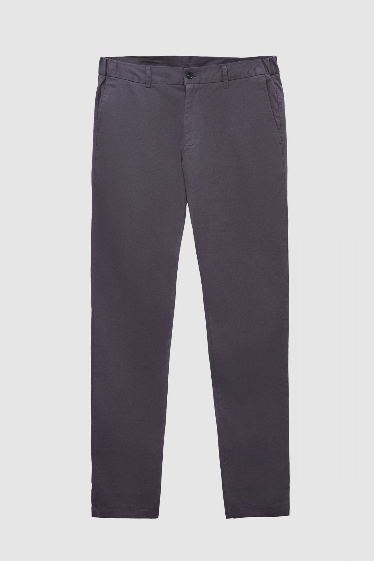 PANTALONI CHINO SLIM FIT D'S DAMAT  - Antracit
