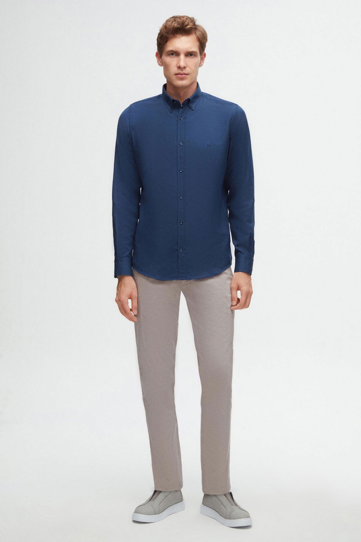 PANTALONI CHINO SLIM FIT D'S DAMAT  - Bej