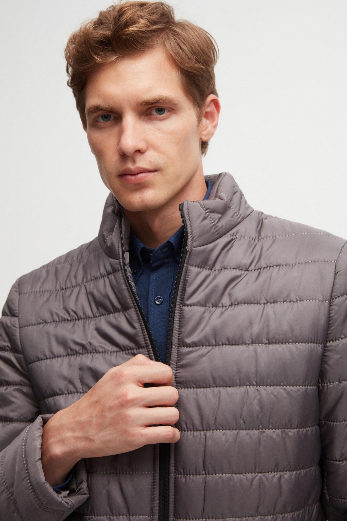 GEACA MATLASATA SLIM FIT D'S DAMAT  - Gri