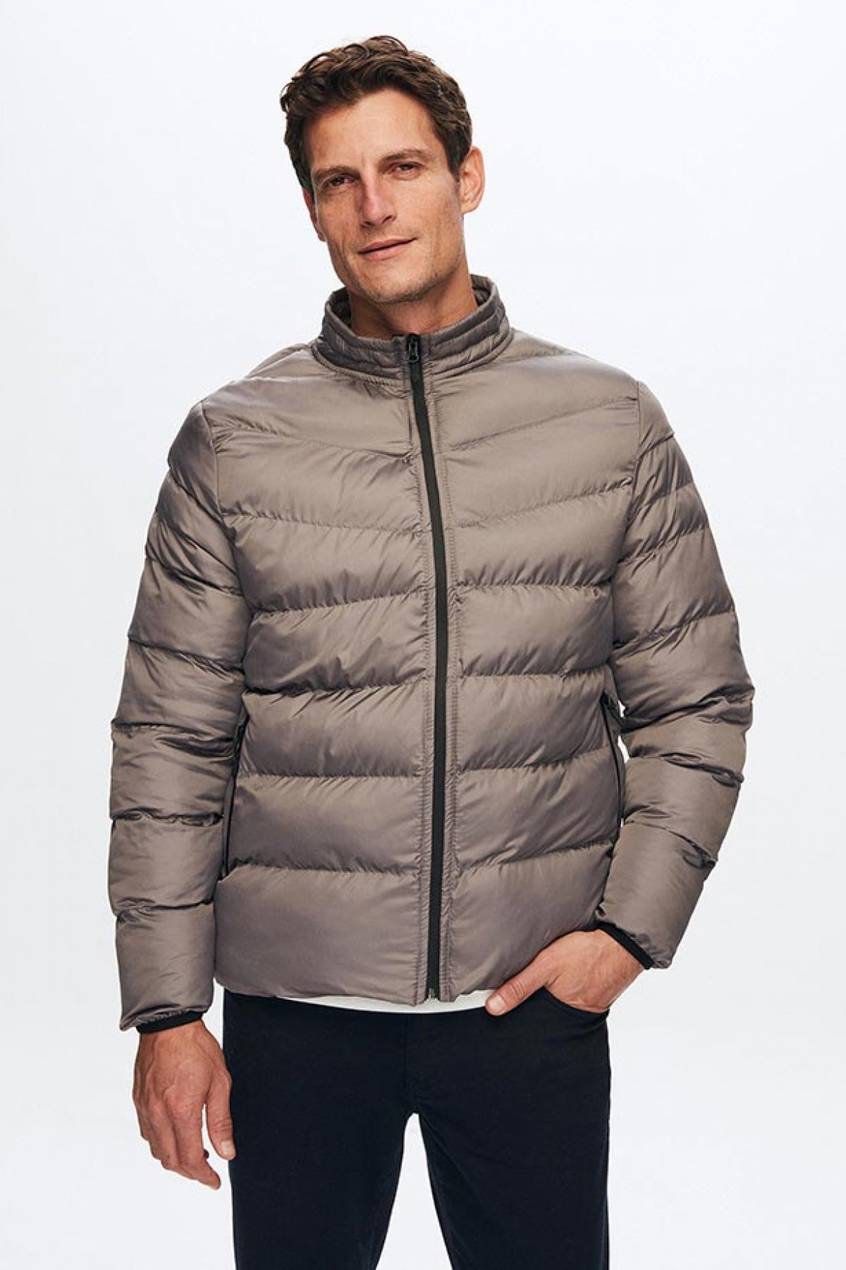 GEACA MATLASATA SLIM FIT D'S DAMAT  - Gri