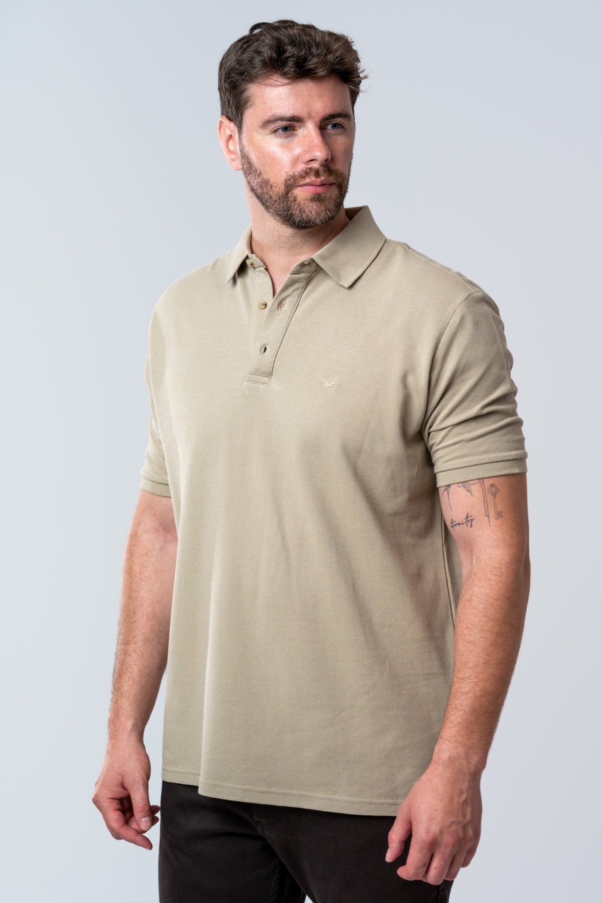 TRICOU REGULAR FIT D'S DAMAT  - Bej