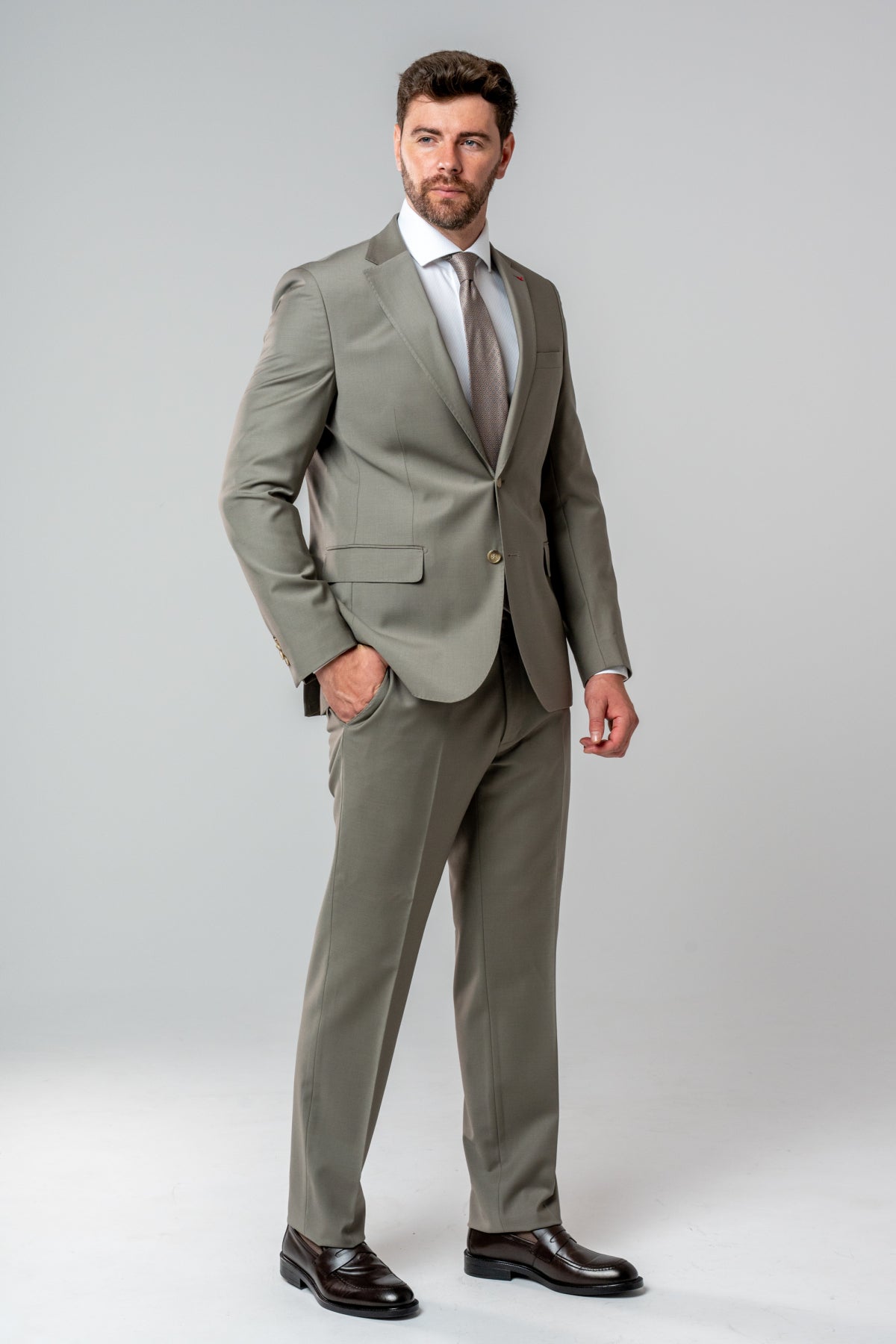 COSTUM D'S DAMAT SLIM FIT  - Bej