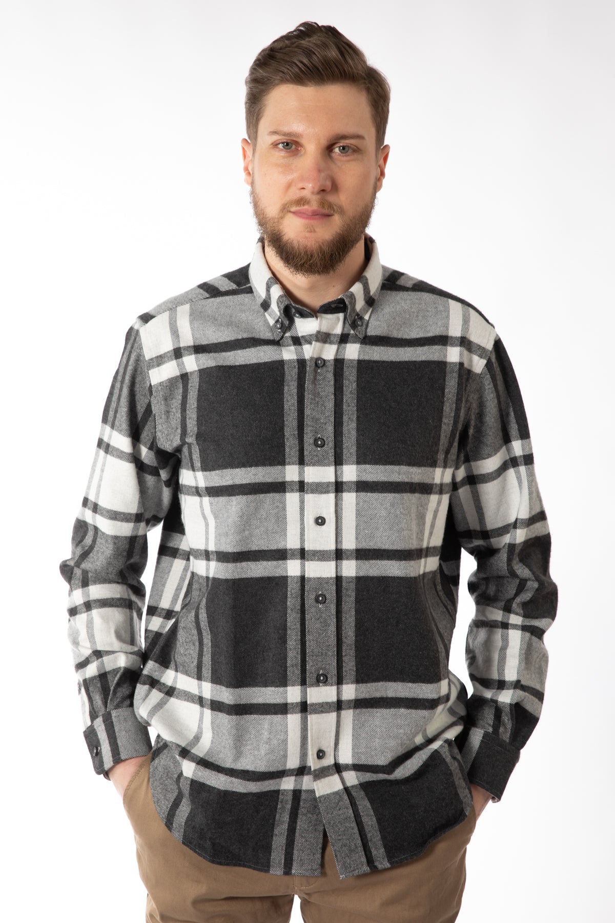 CAMASA CASUAL REGULAR FIT  D'S DAMAT  - Antracit