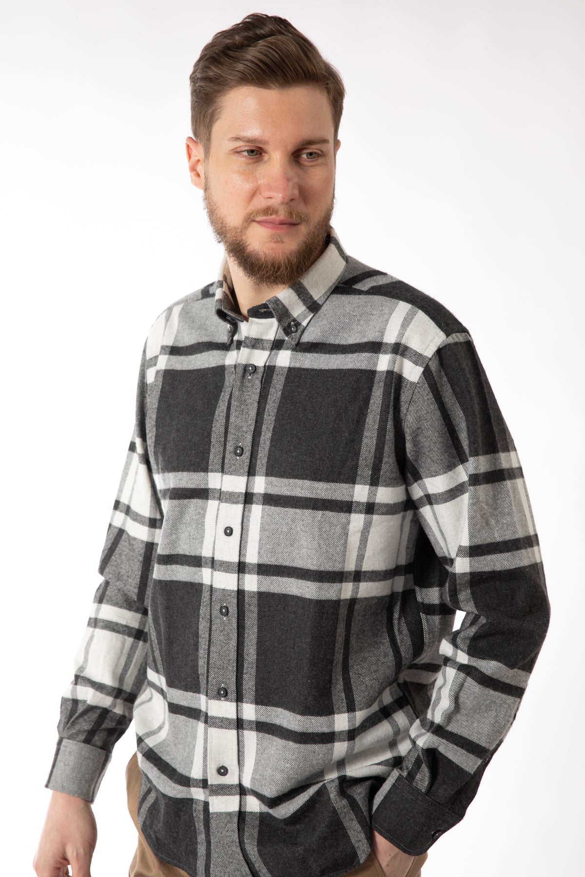 CAMASA CASUAL REGULAR FIT  D'S DAMAT  - Antracit
