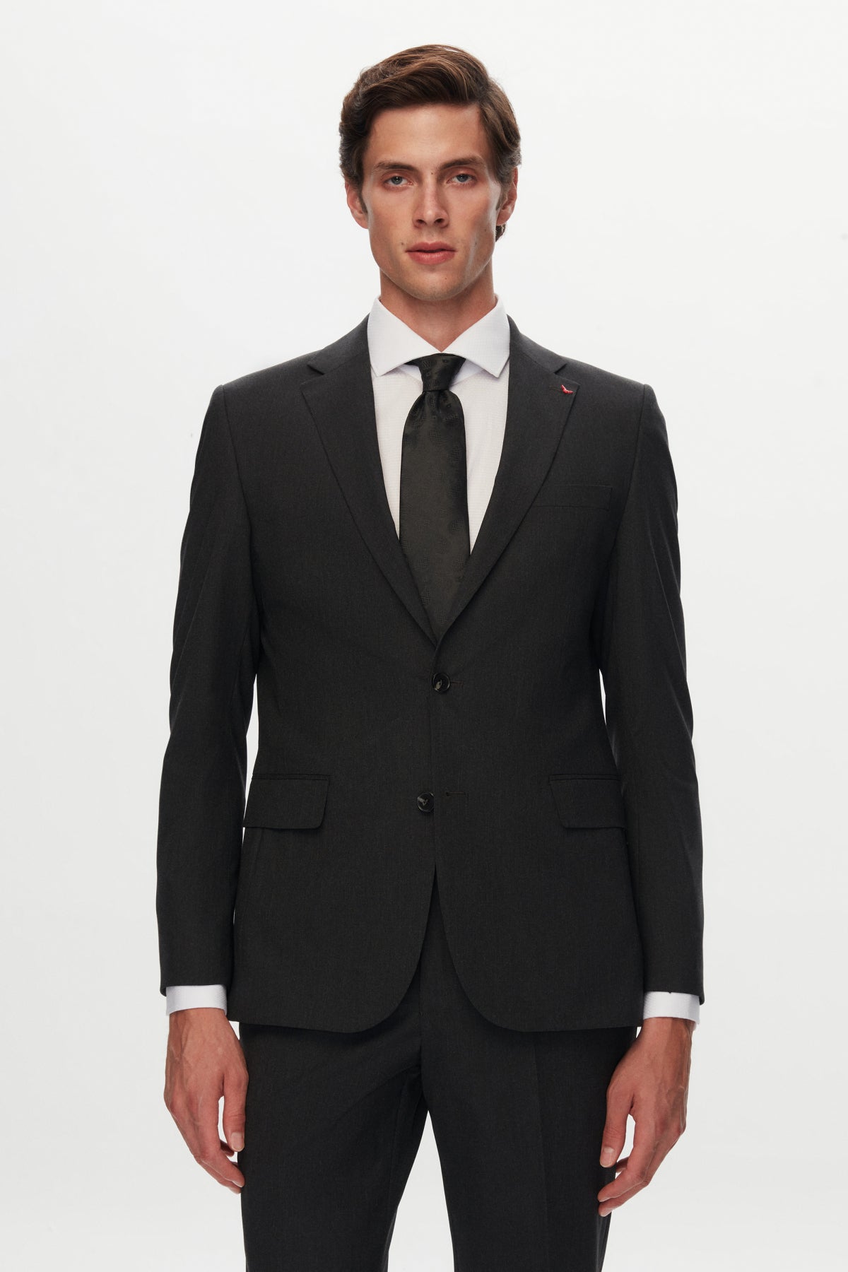 COSTUM  D'S DAMAT SLIM FIT  - Antracit