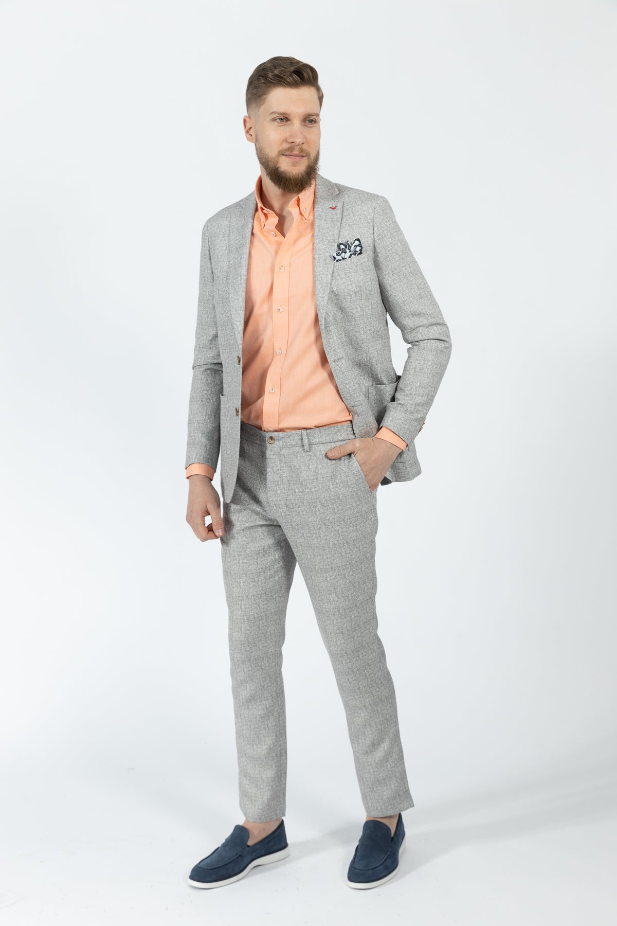COSTUM CASUAL SLIM FIT D'S DAMAT  - Bej